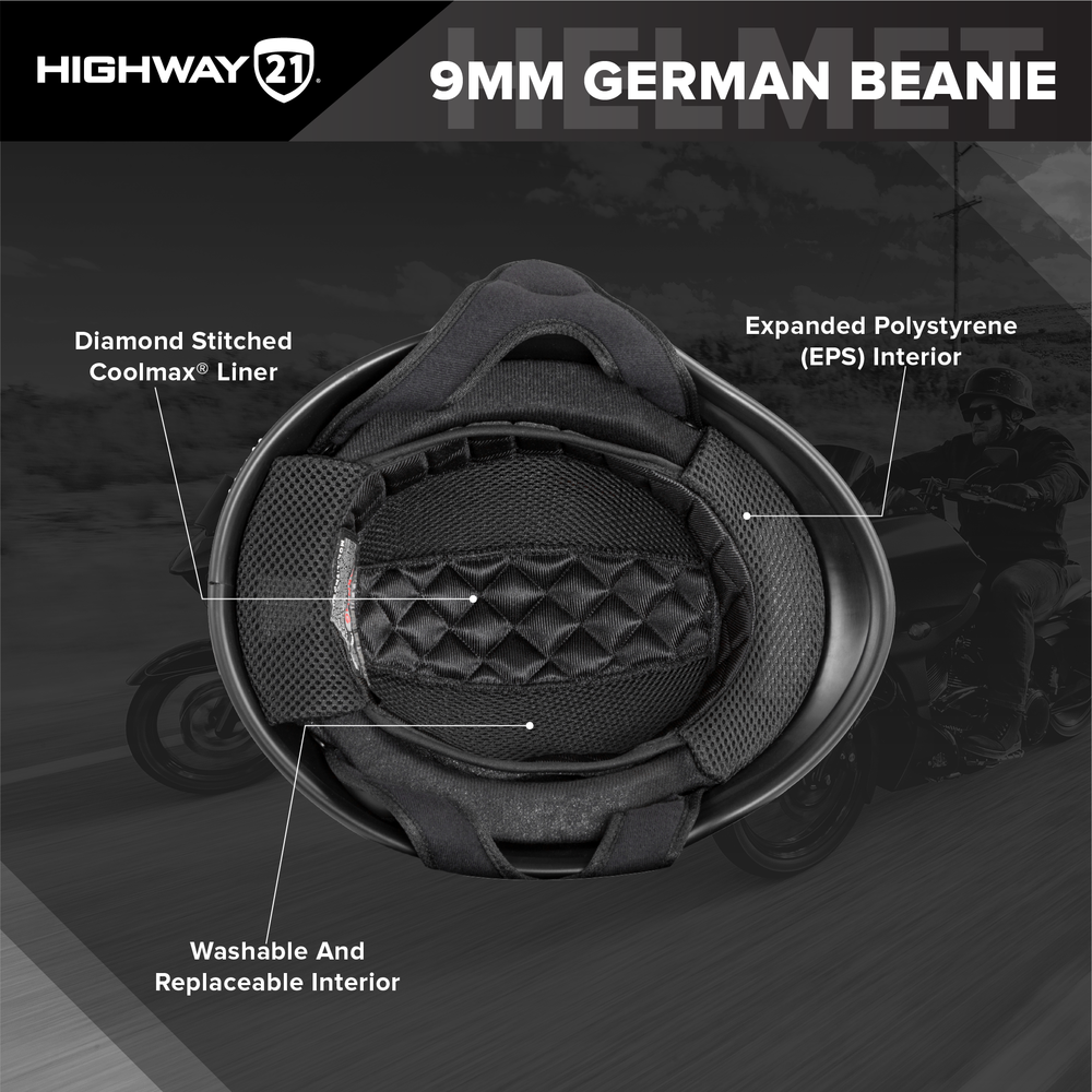 Highway 21 9MM German Beanie Helmet Highway 21 9MM German Beanie Helmet