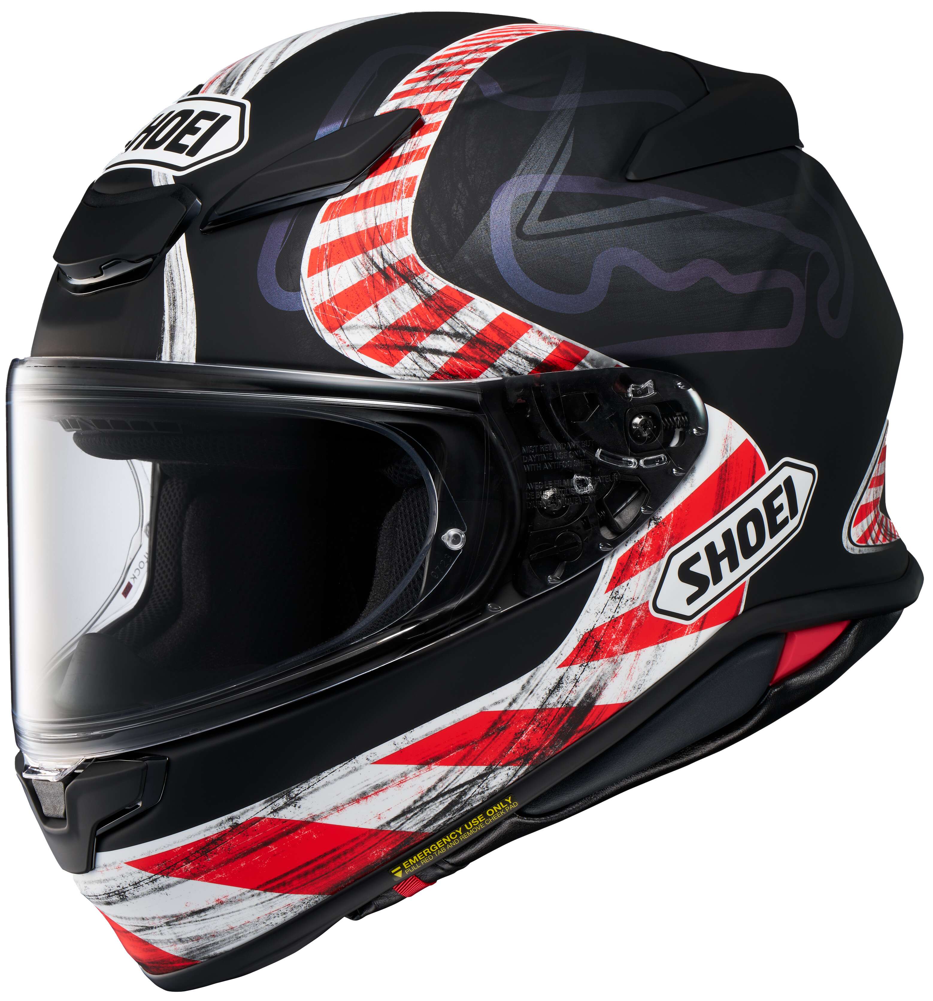 Shoei RF-1400 Knee Down Full Face Motorcycle Helmet