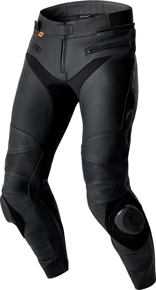 RST Moto Women's S1 D3O Leather Motorcycle Pants - front pose