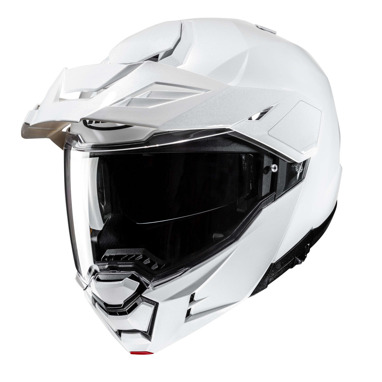 HJC ホワイト オフロードヘルメット HJC i80 Solid Modular Motorcycle Helmet
