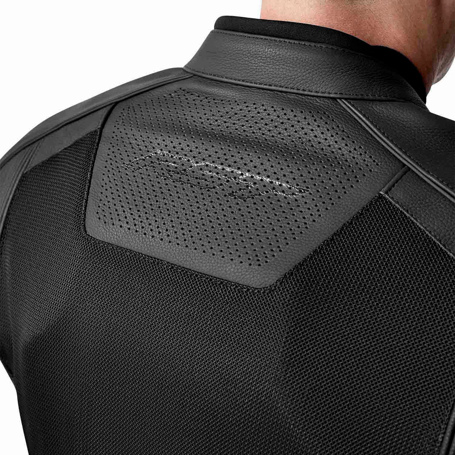 RST Moto Men's S1 D3O Mesh Leather Motorcycle Jacket