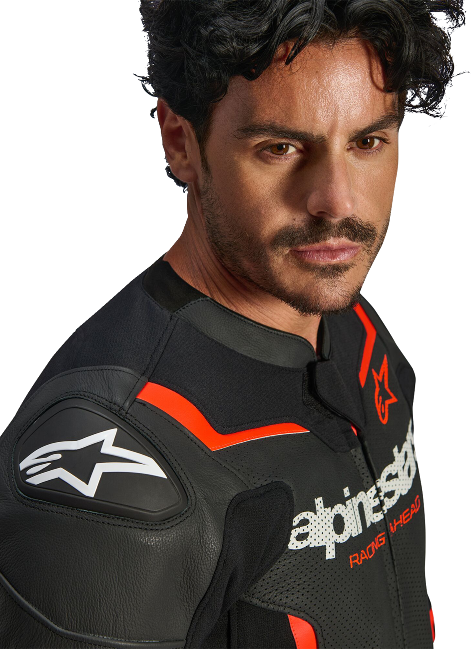 Alpinestars Men's GP Force v2 Leather Airflow Motorcycle Riding Jacket