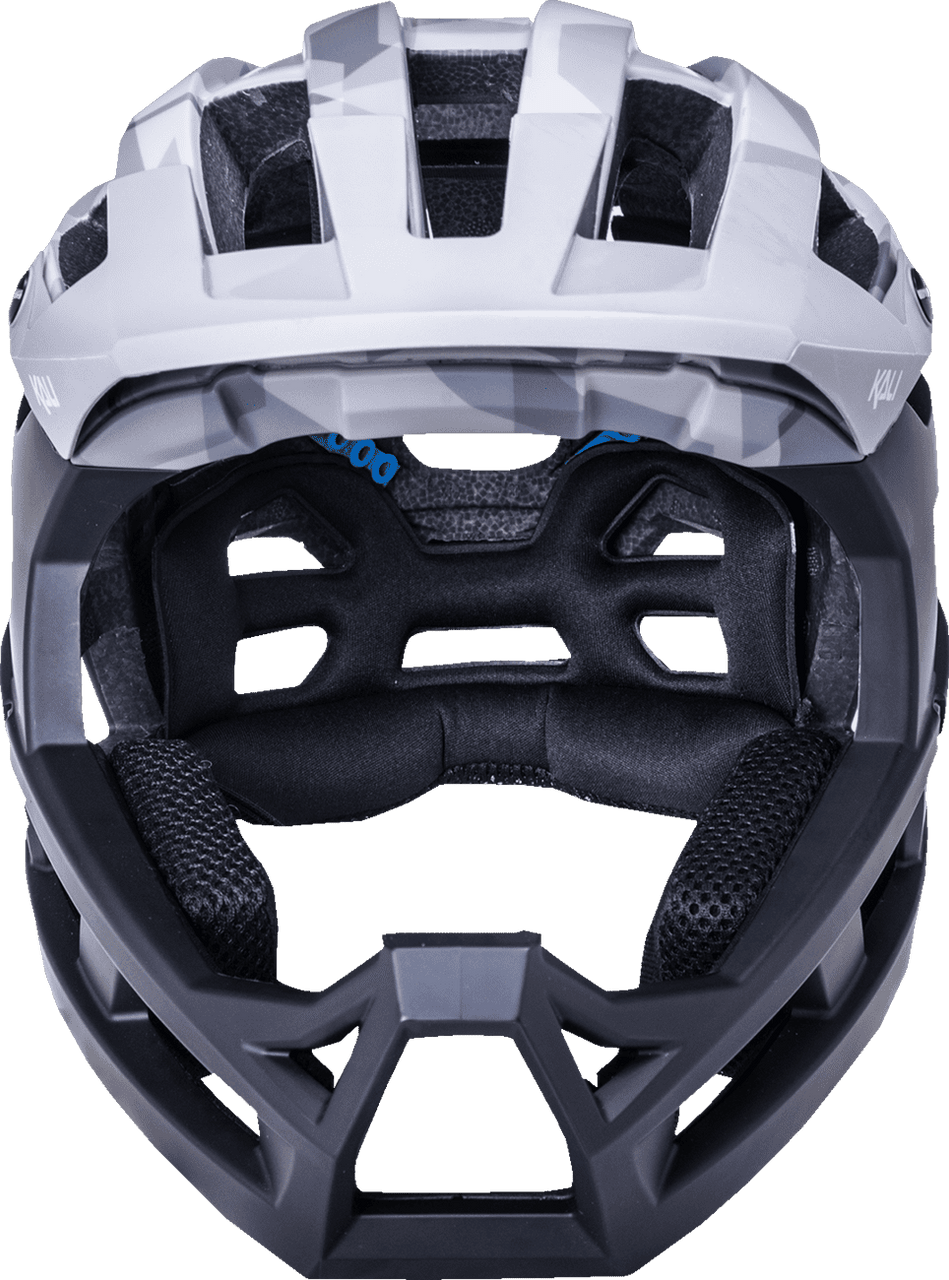 Kali-Invader-2.0-Camo-Full-Face-Bicycle-Helmet-Black-Grey-front-view