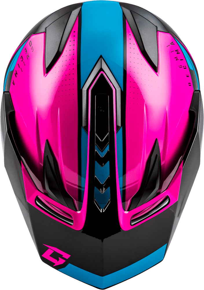 GM-11 Decima Helmet Black/Pink/Blue LG GM-11 Decima Helmet Black/Pink/Blue LG