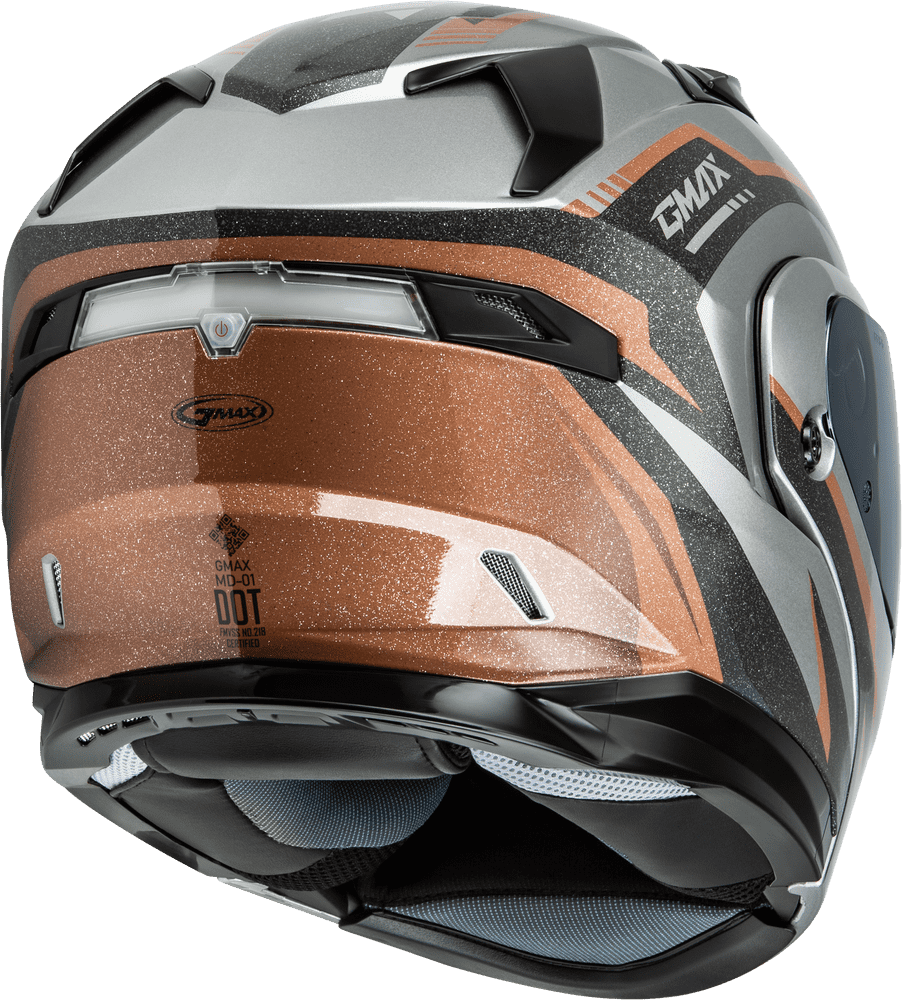 Bike Helmet Copper Motorcycle Helmet Gmax MD-01 Volta Grey