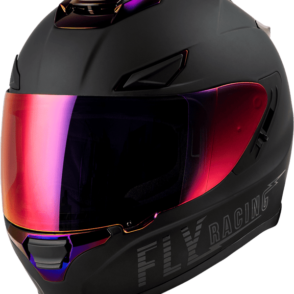 Fly Racing Sentinel Recon Matte Black-Purple Chrome Helmet