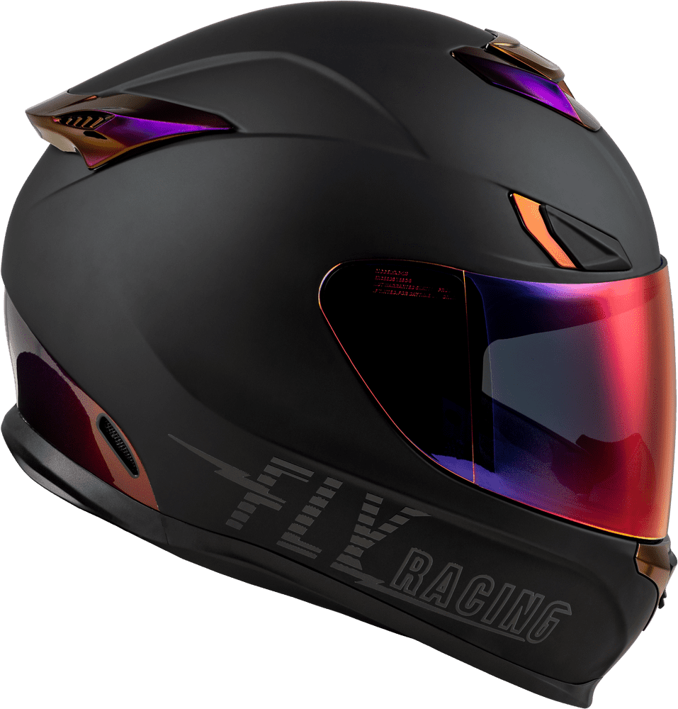 Fly Racing Sentinel Recon Matte Black-Purple Chrome Helmet Xl Fly Racing Sentinel Recon Matte Black-Purple Chrome Helmet Xl