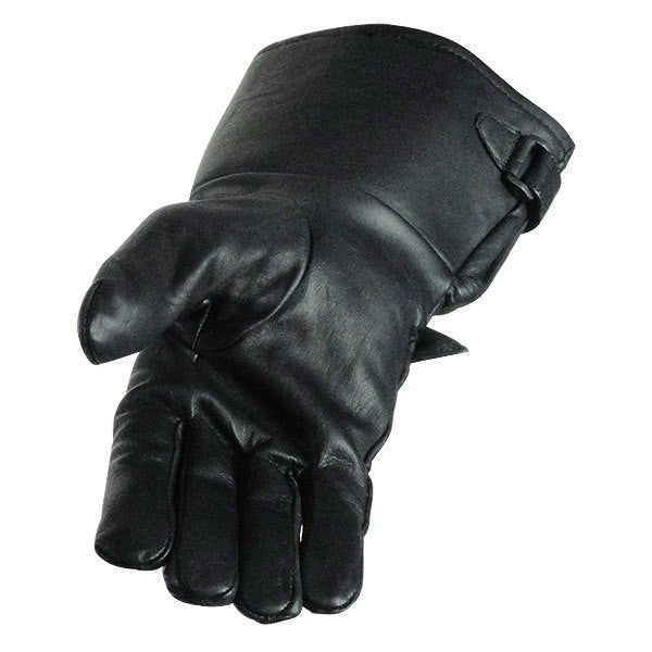 NEW Leather Superior Motoring Driving Gauntlet Gloves For Men - Made In England By Chester Jefferies