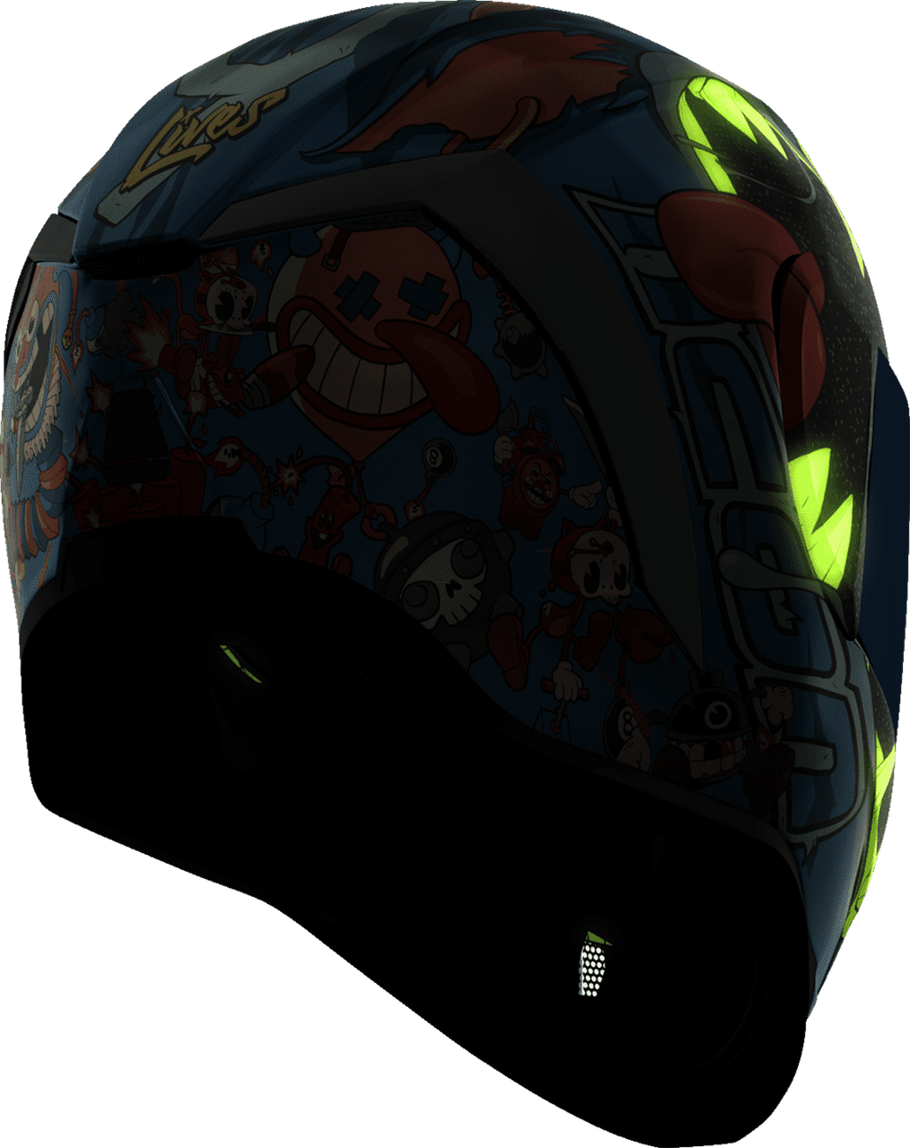 ICON Airform 9 Lives Helmet Blue / Medium ICON Airform 9 Lives Helmet Blue / Medium