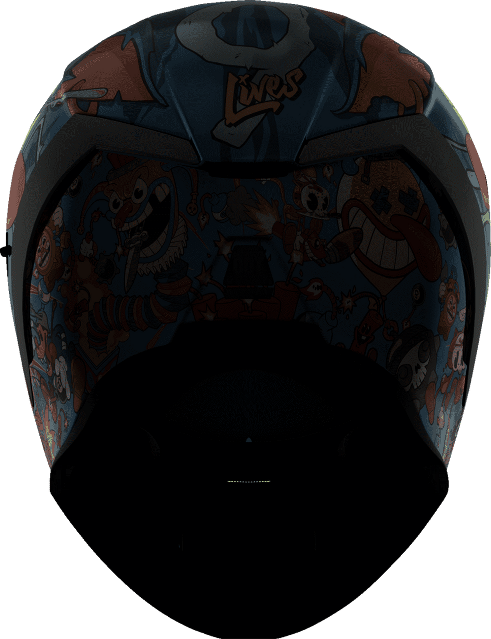 ICON Airform 9 Lives Helmet Blue / Medium ICON Airform 9 Lives Helmet Blue / Medium