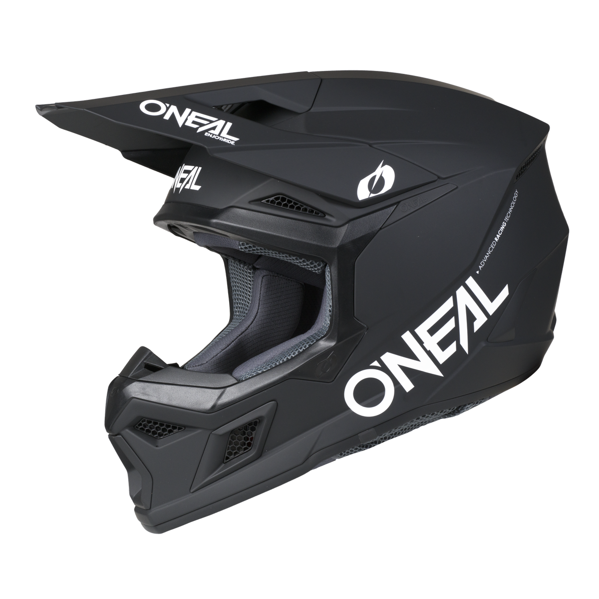 O'Neal 3 SRS Classic Black MX Motorcycle Helmet
