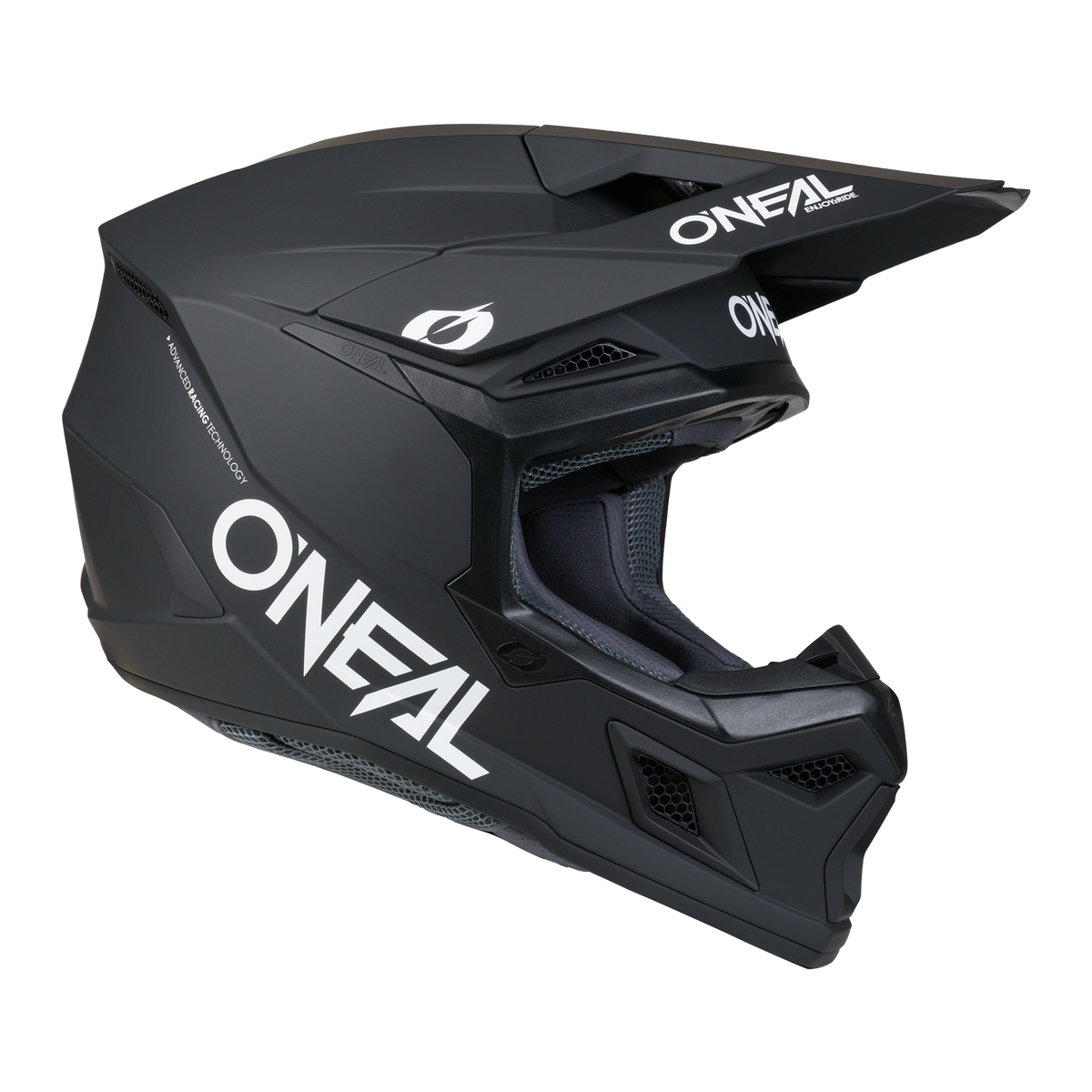 O'Neal 3 SRS Classic Black MX Motorcycle Helmet