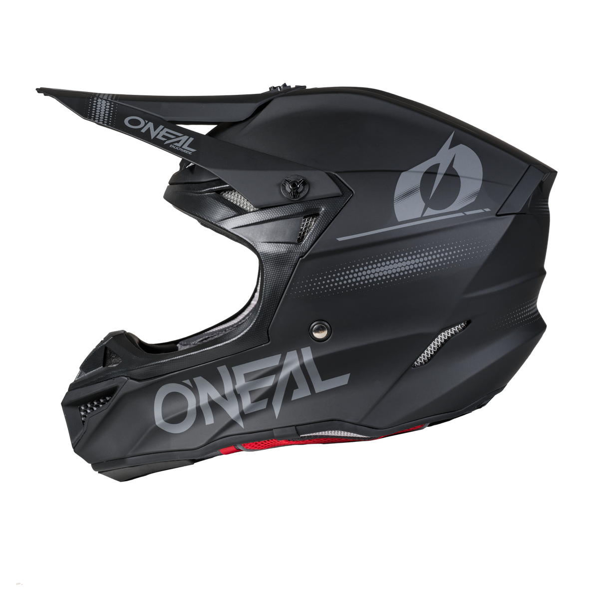 O'Neal 5 SRS Blackout MX Motorcycle Helmet