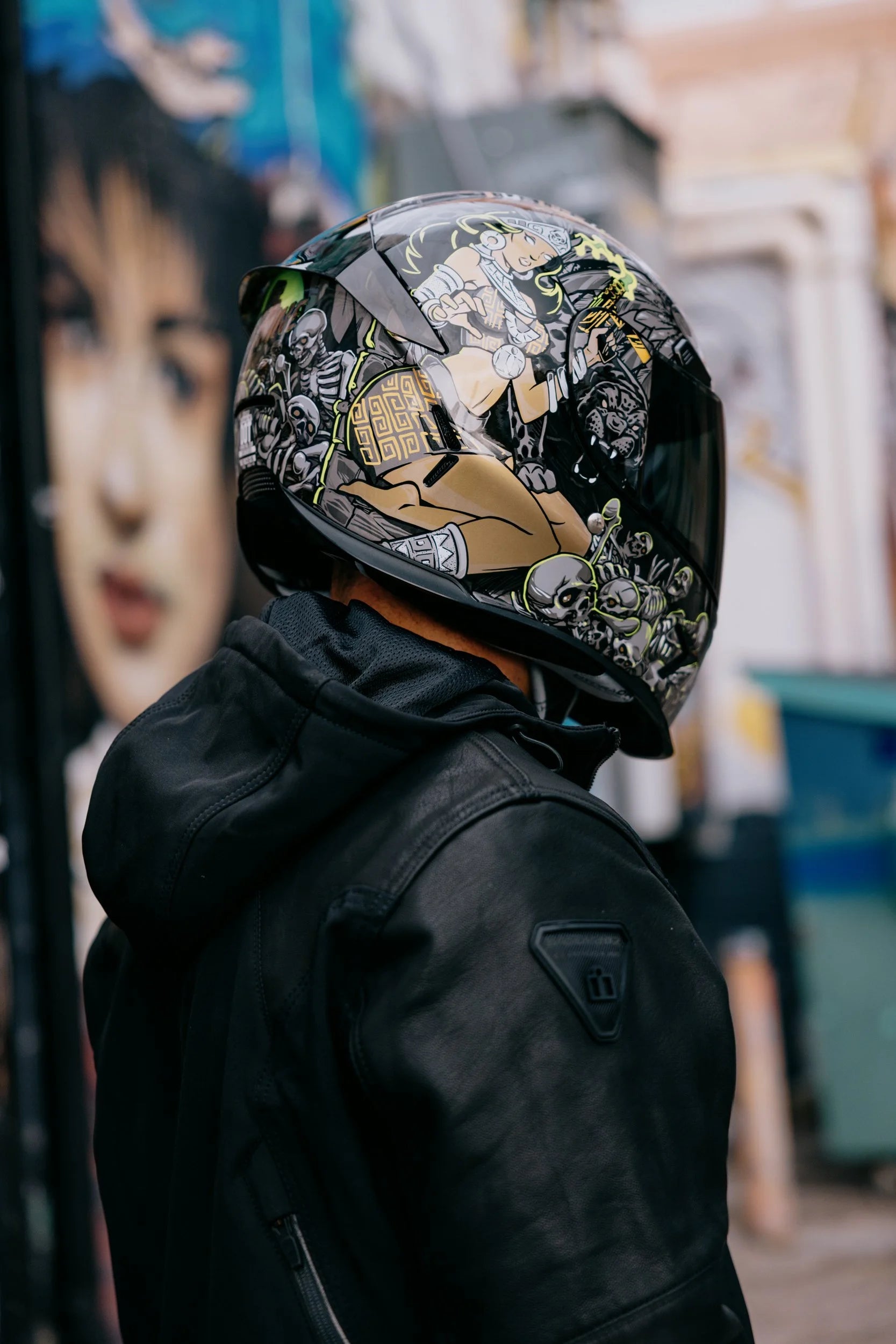 Icon Airframe Pro Aztec Nine Full Face Motorcycle Helmet