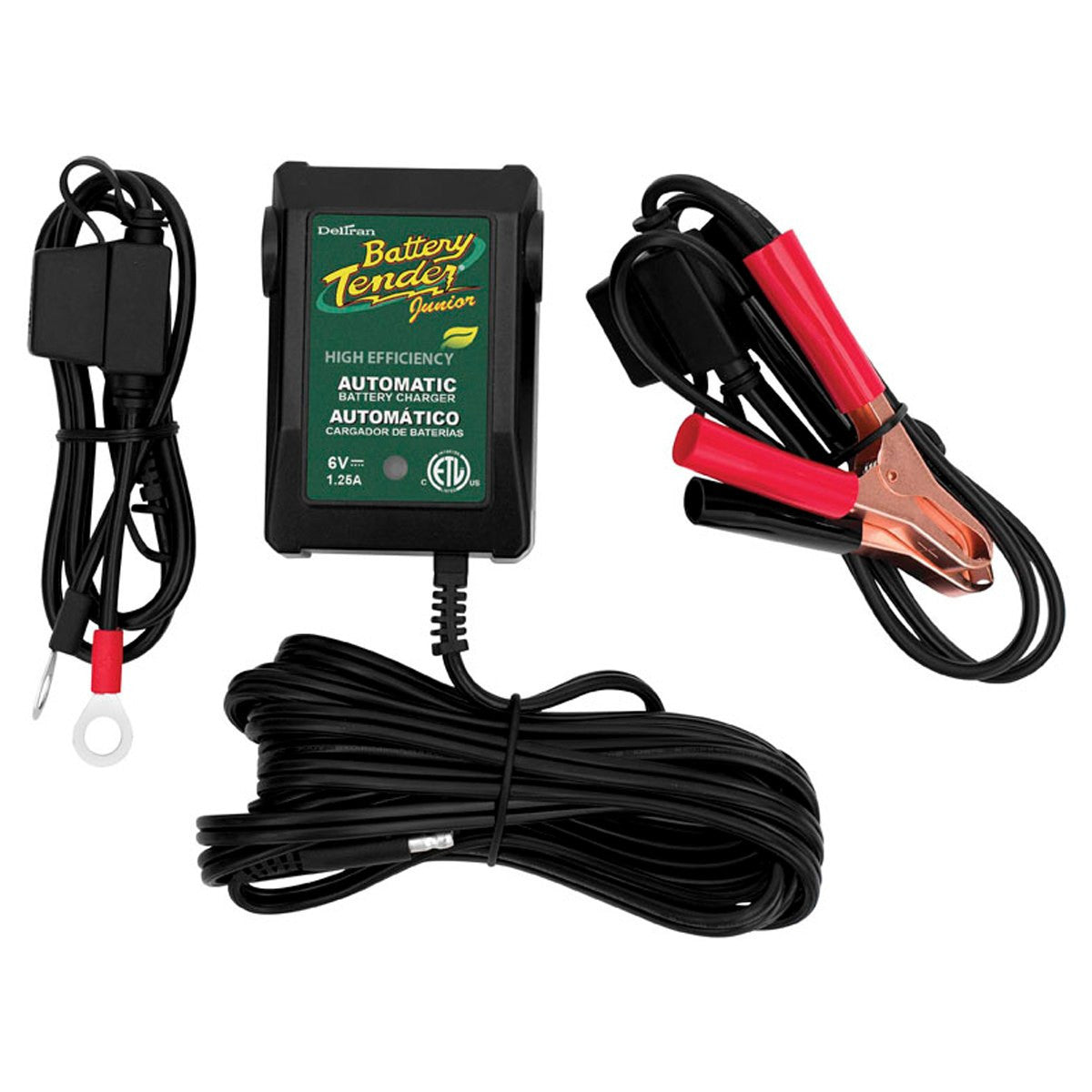 Battery Tender Jr. High-Efficiency 6-Volt Battery Charger