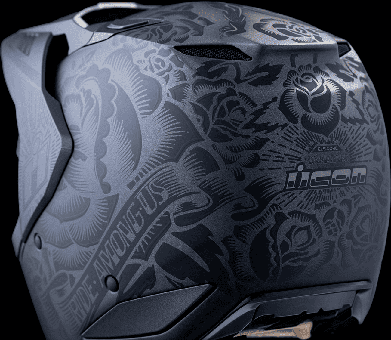 Icon Elsinore Darkgard Modular Motorcycle Helmet