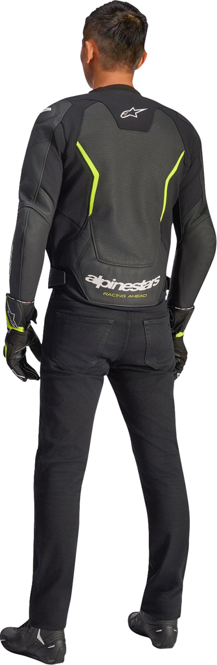 Alpinestars Men's GP Force v2 Leather Airflow Motorcycle Riding Jacket