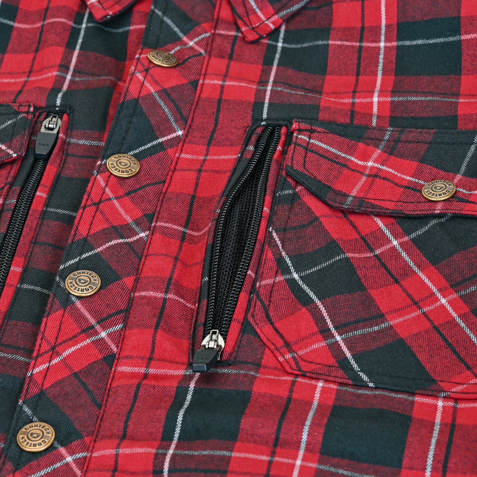 Icon Men's El Camino Motorcycle Riding Flannel Shirt