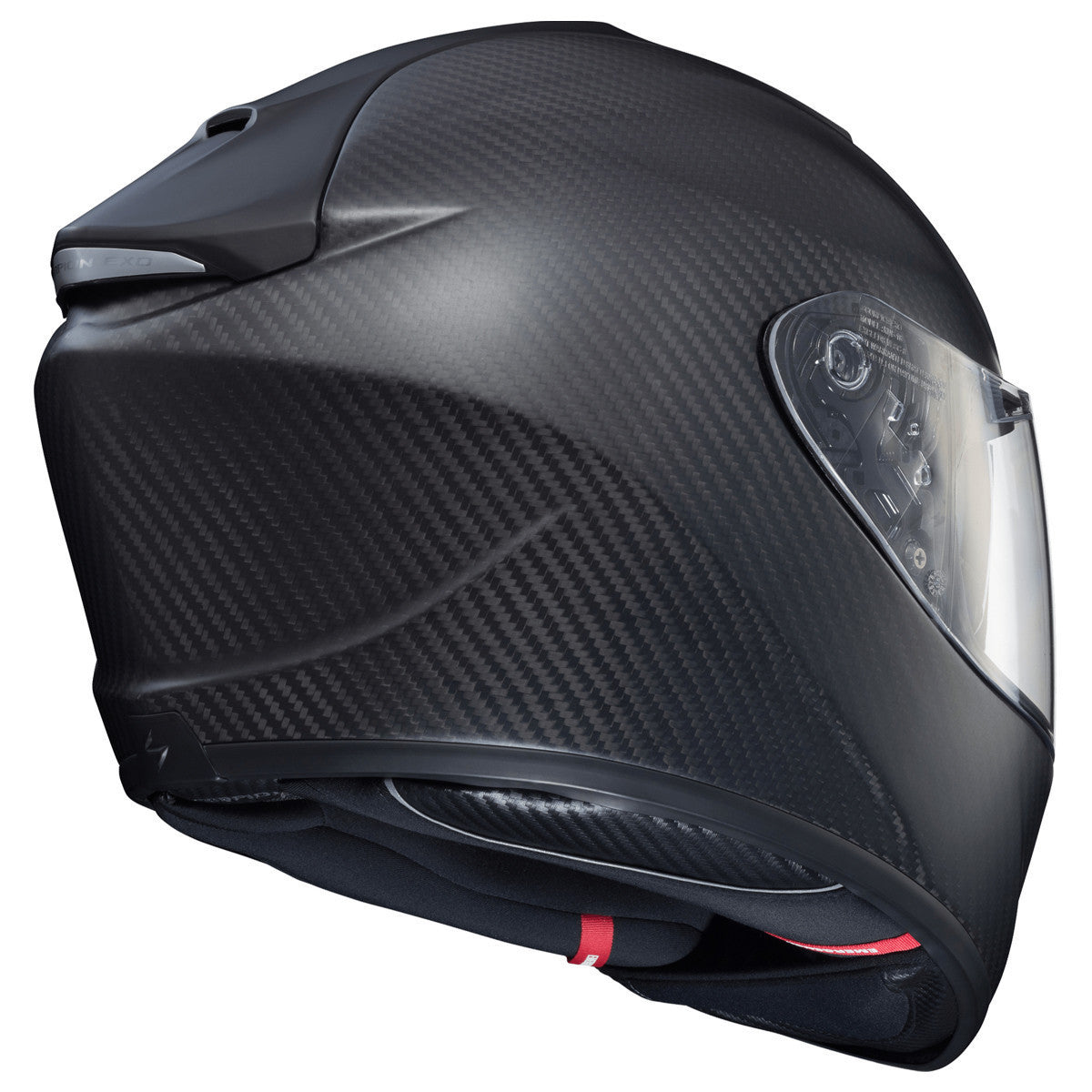 Scorpion EXO-ST1400 Carbon Helmet - Matte Black Rear View