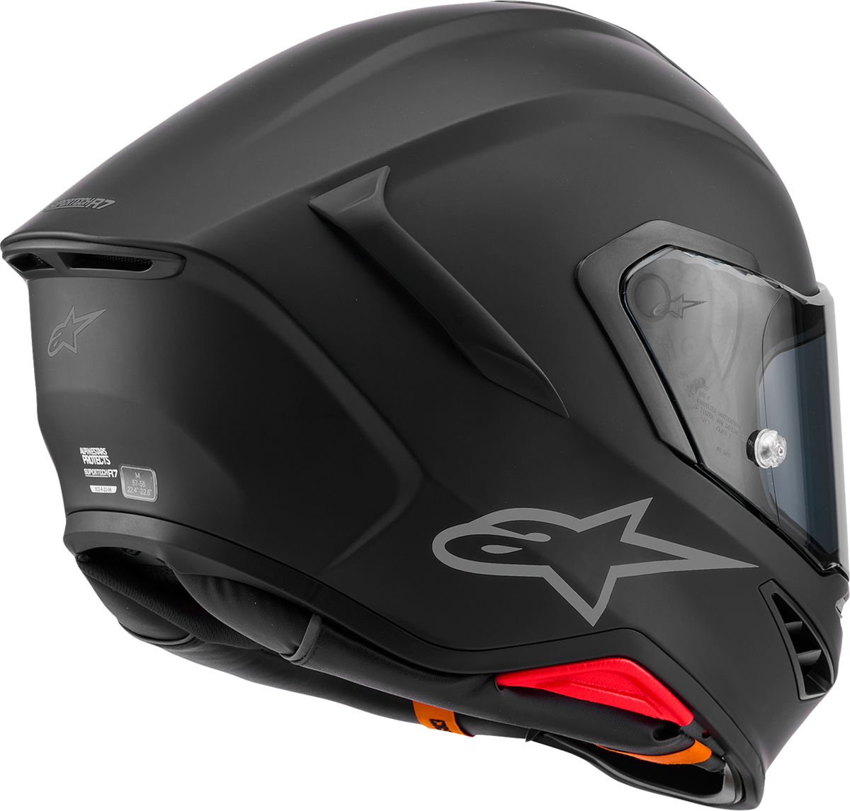 Alpinestars Supertech R7 Solid Full Face Motorcycle Racing Helmet
