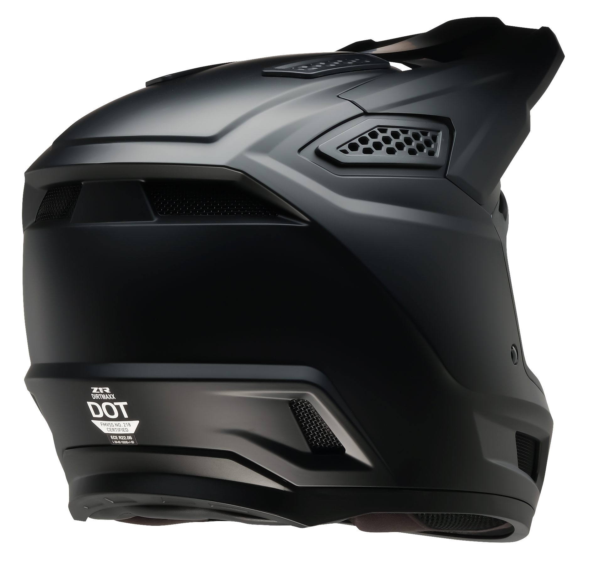 Z1R Dirt Maxx Vortex Solid MX Motorcycle Helmet