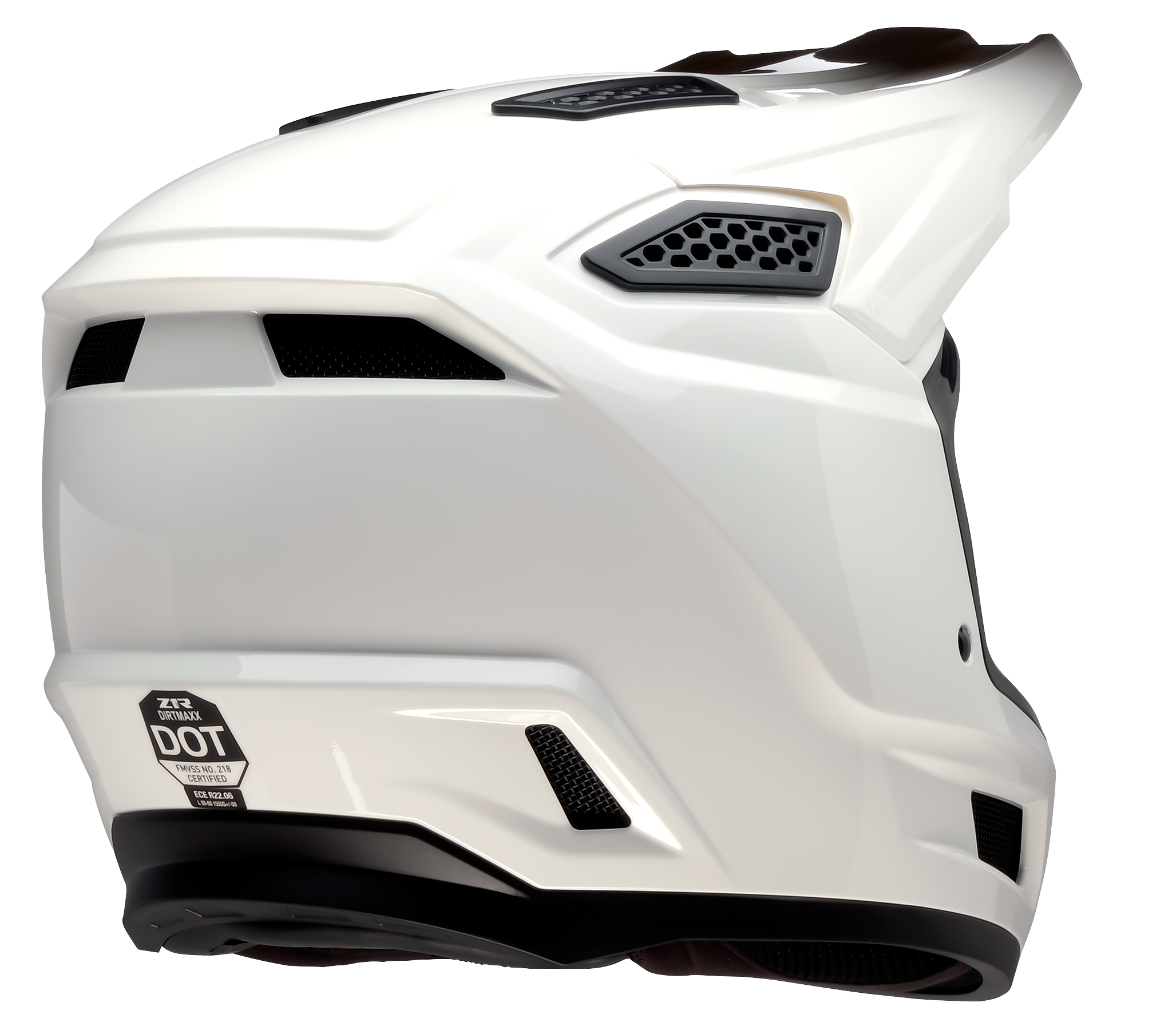 Z1R Dirt Maxx Vortex Solid MX Motorcycle Helmet