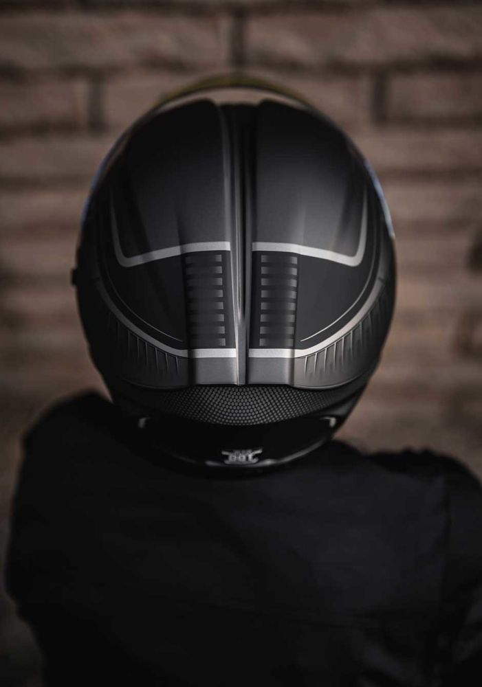 Z1R Jackal Dark Matter Full Face Motorcycle Helmet