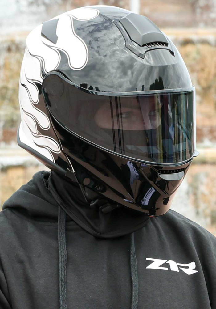 Z1R Solaris 2.0 Flame Modular Motorcycle Helmet