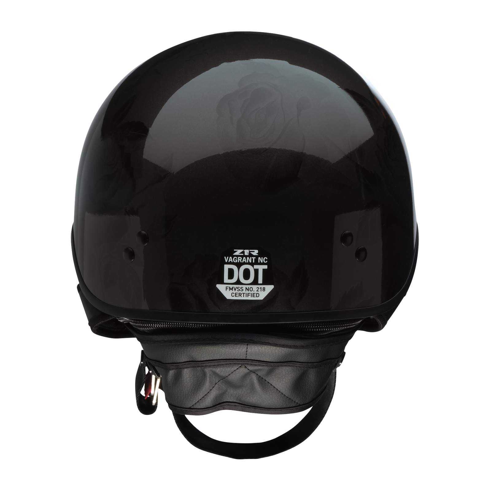Z1R Vagrant NC Rose Half Face Motorcycle Helmet