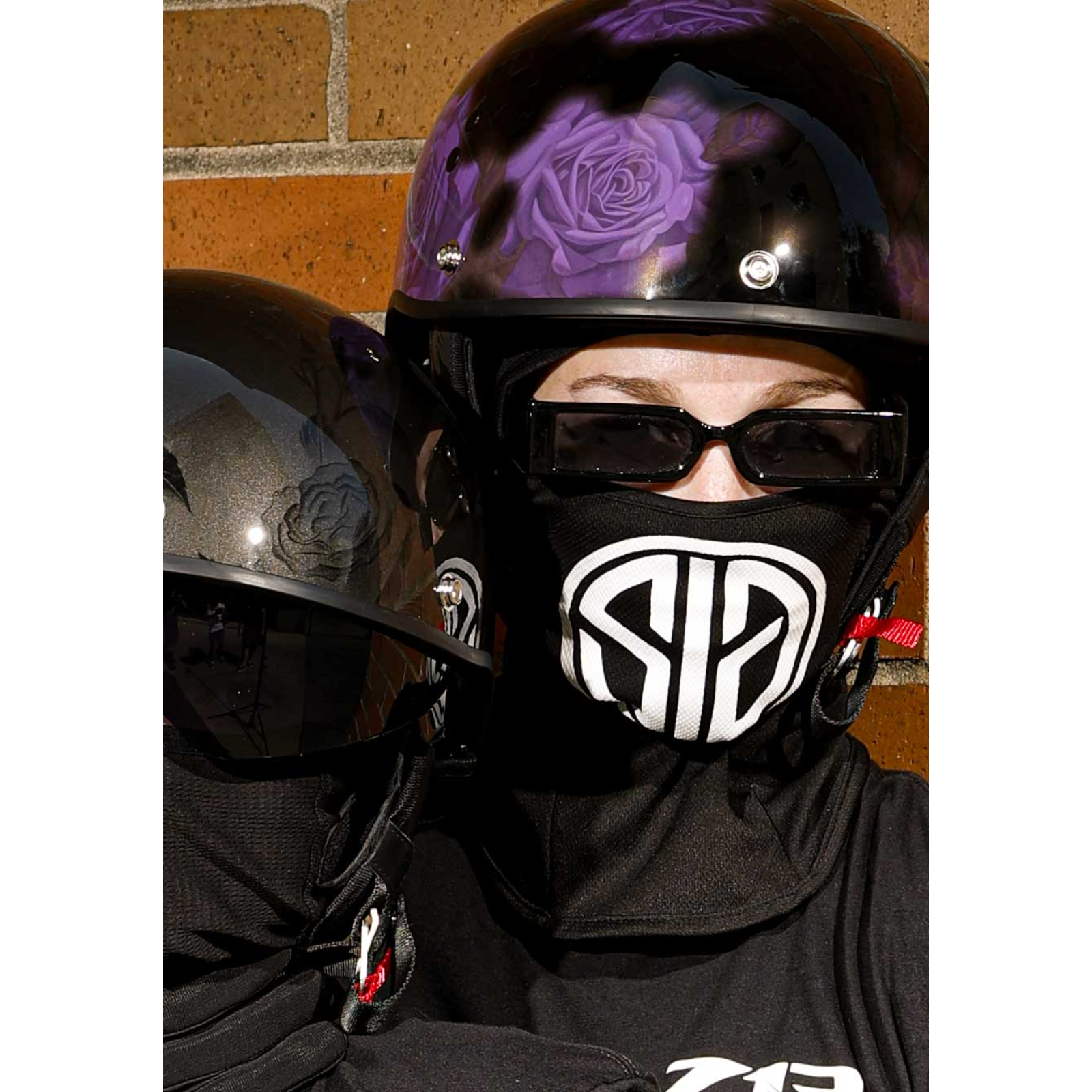 Z1R Vagrant NC Rose Half Face Motorcycle Helmet