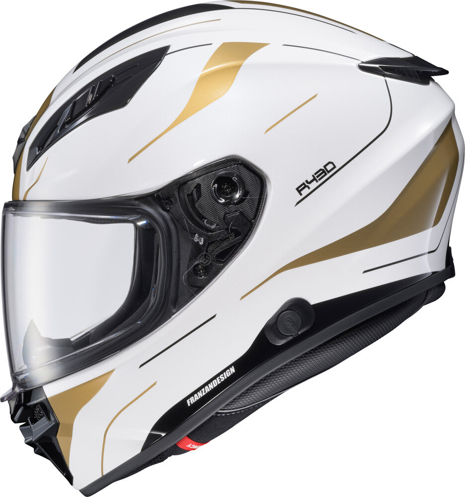 EXO R430 Full Face Helmet Cutlass Black/Gold XL EXO R430 Full Face Helmet Cutlass Black/Gold XL