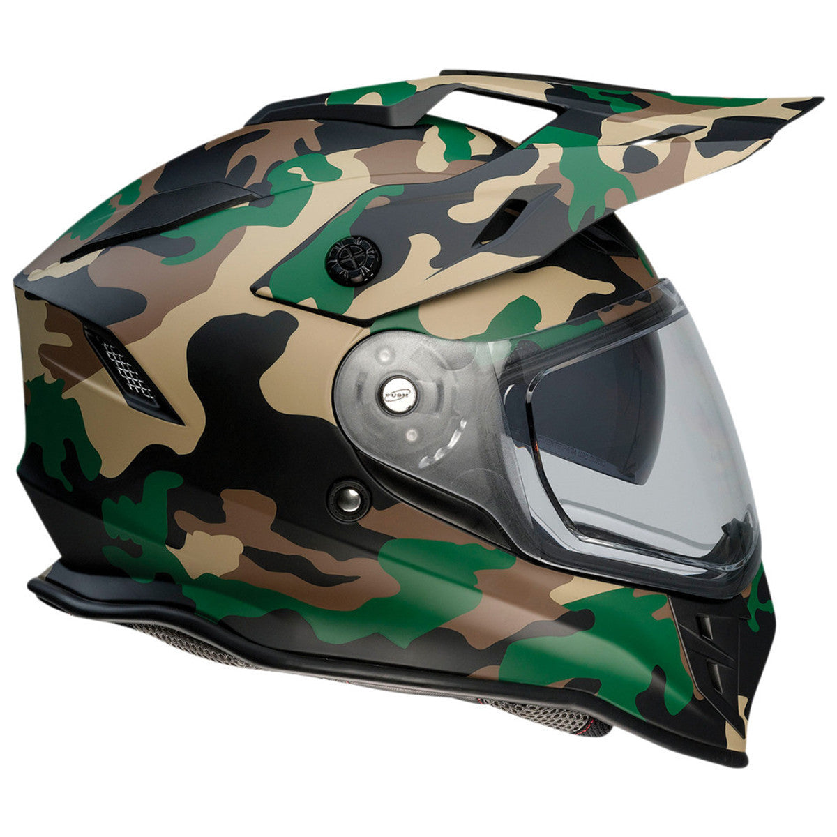 Z1R Range Camo Helmet - Woodland Side View