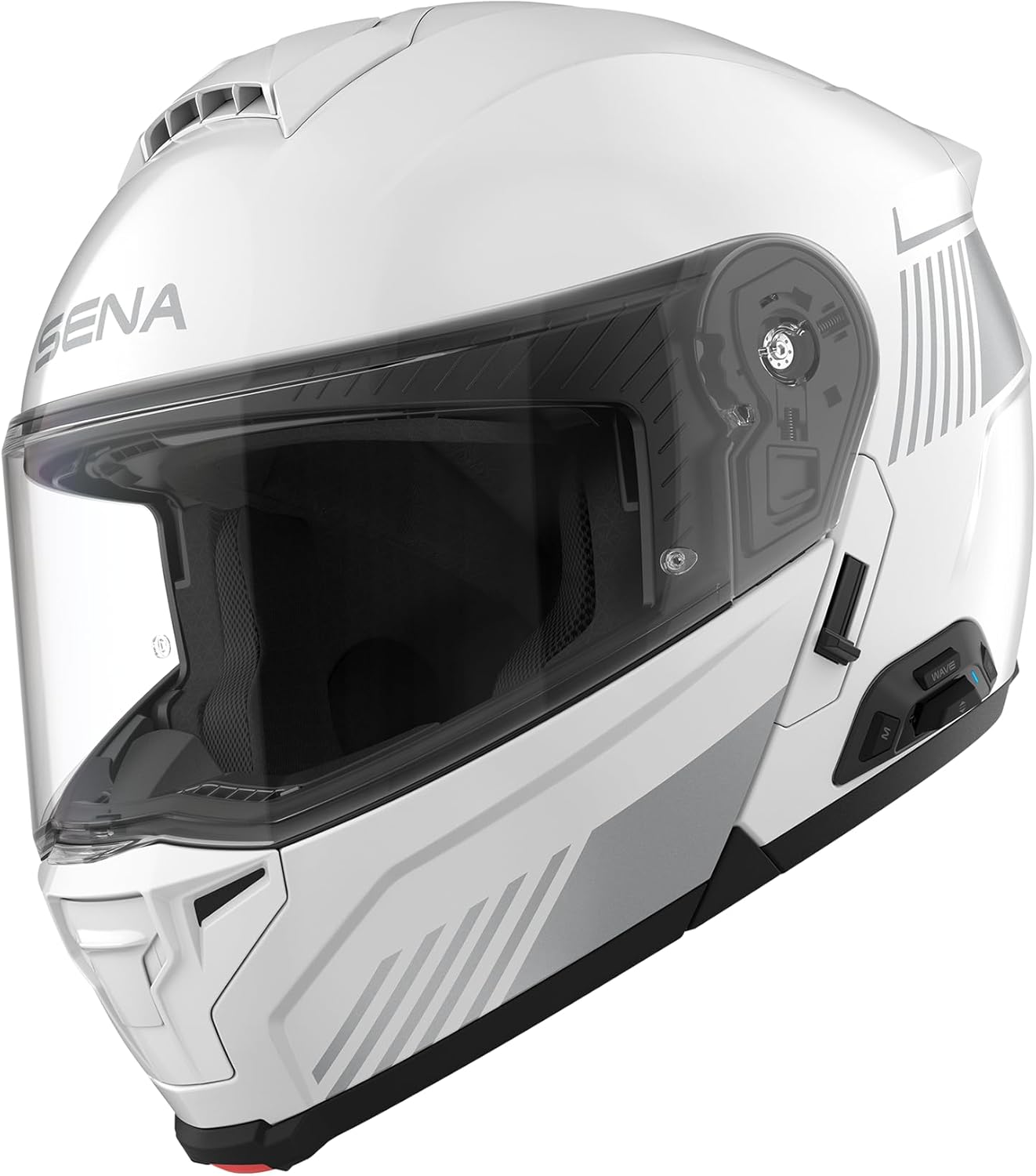 Specter Smart Flip UP Helmet White MD Specter Smart Flip UP Helmet White MD