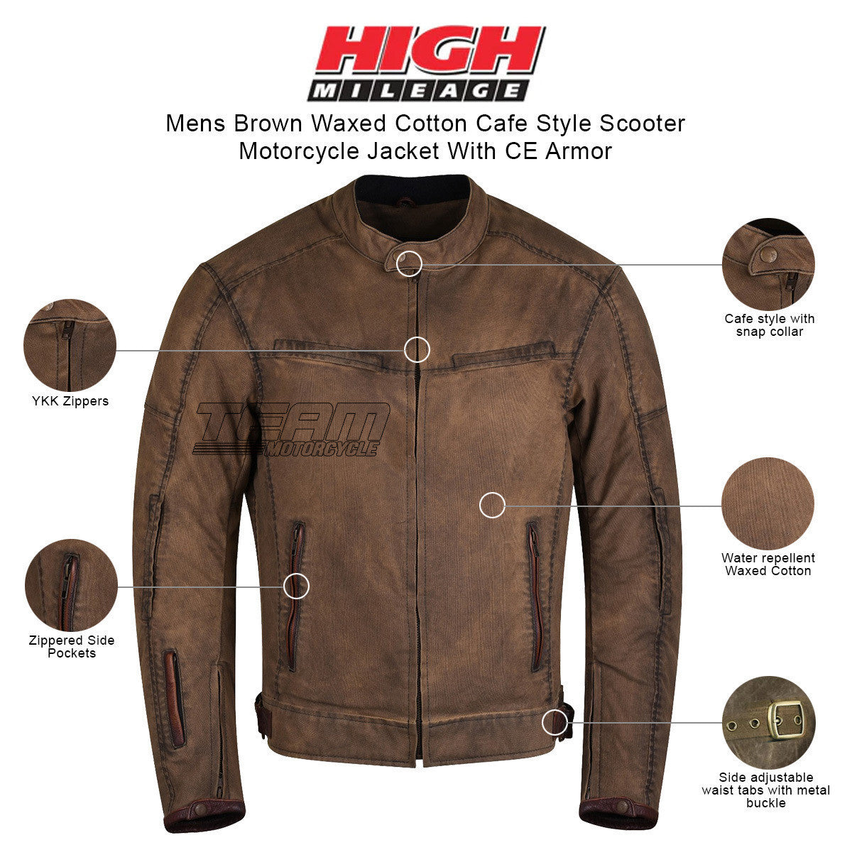 ジャケット・アウター MONOHA Coated cotton work jacket / brown ジャケット・アウター MONOHA Coated cotton work jacket