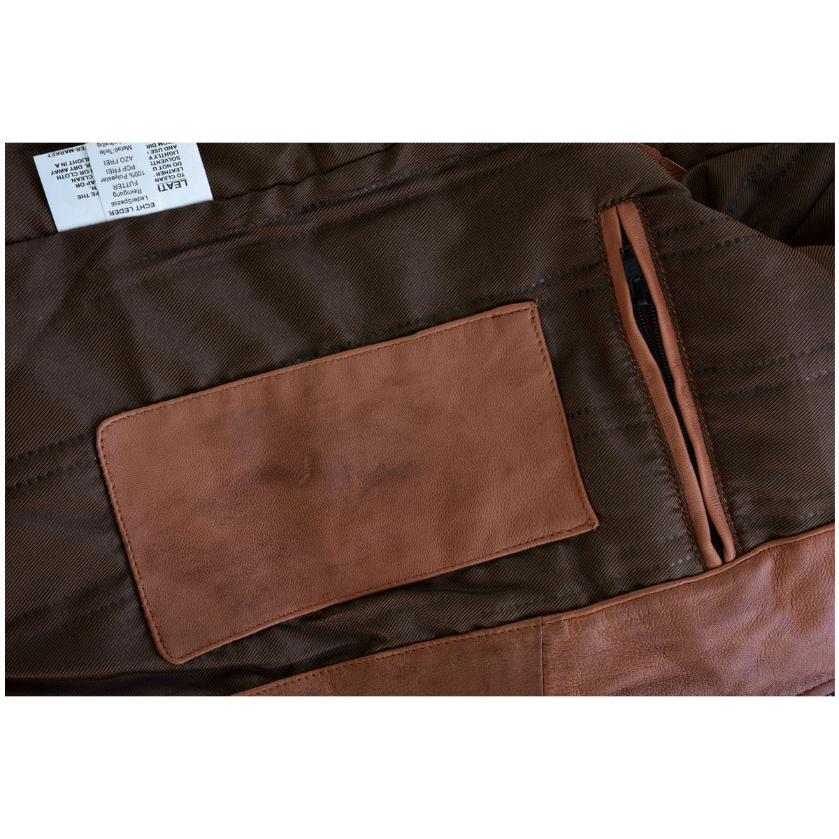 Lambskin Austin Brown Motorcycle Leather Jacket