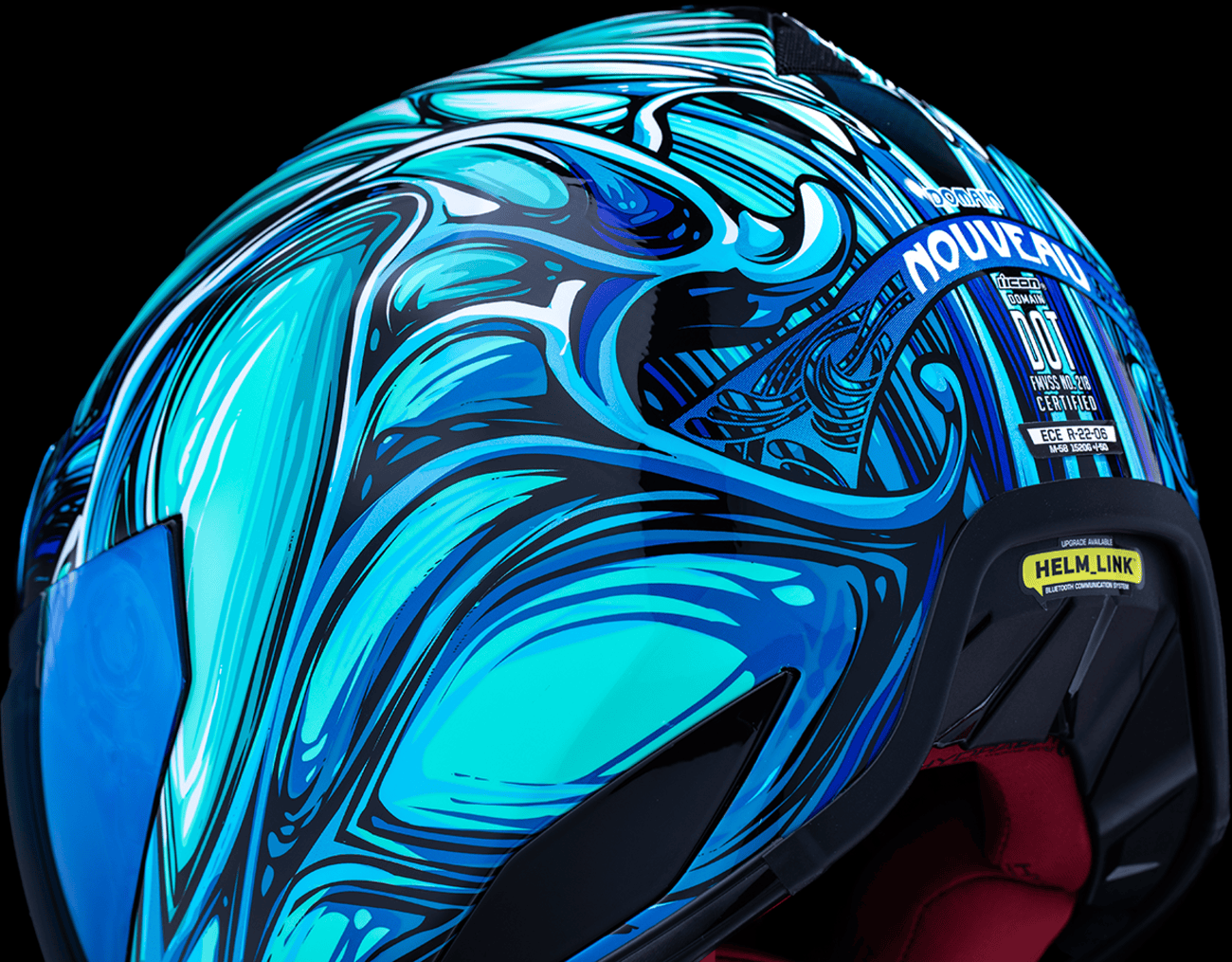 Icon Domain Nouveau Full Face Motorcycle Helmet