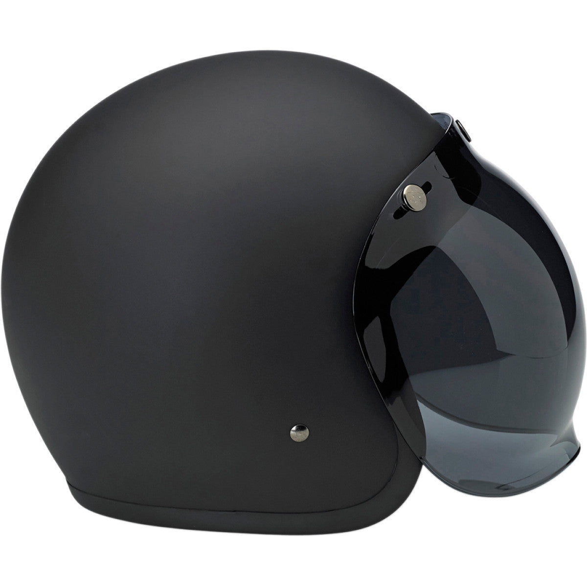 Biltwell Bonanza Flat Black Open Face Helmet - Team Motorcycle