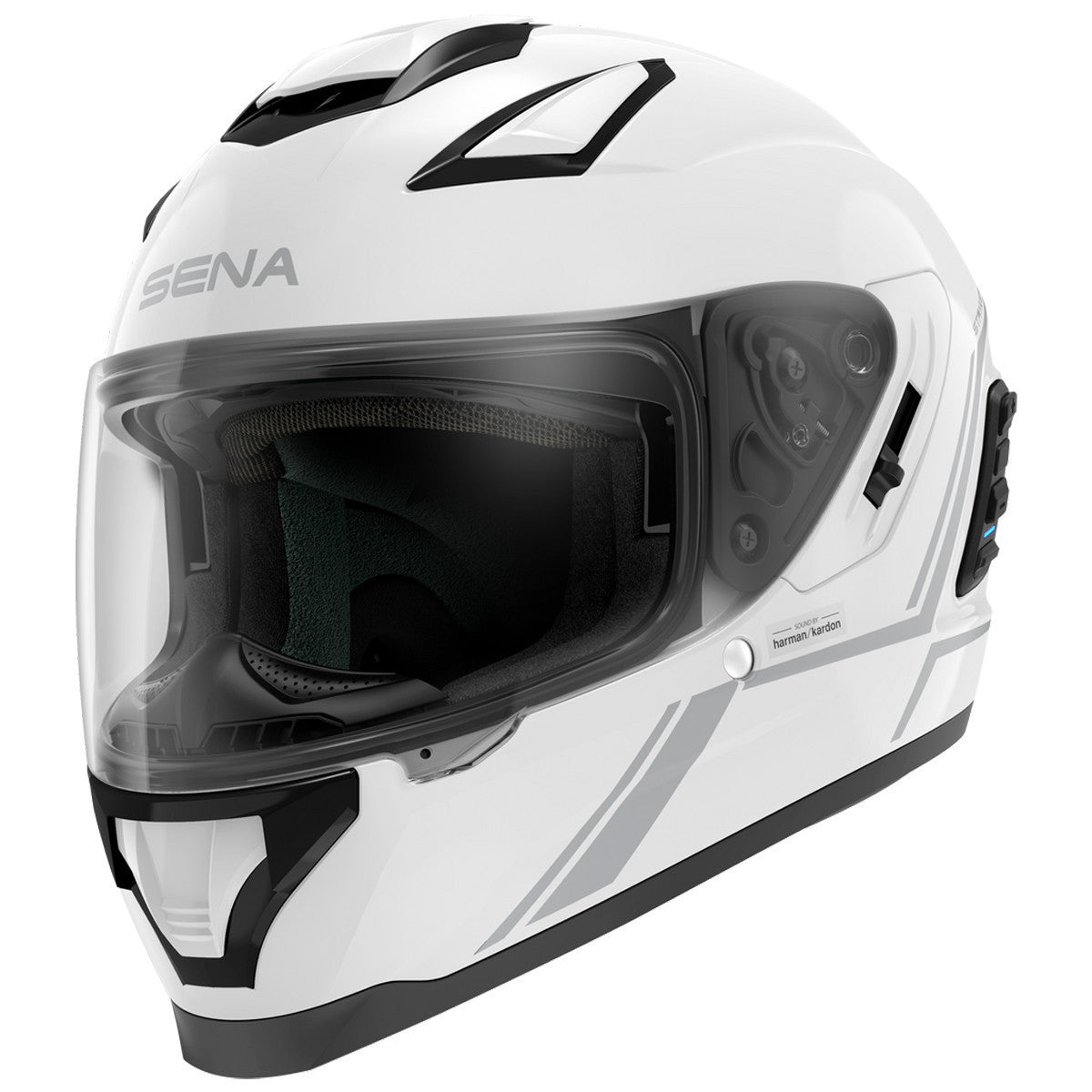 Sena Stryker Mesh Intercom Helmet-White