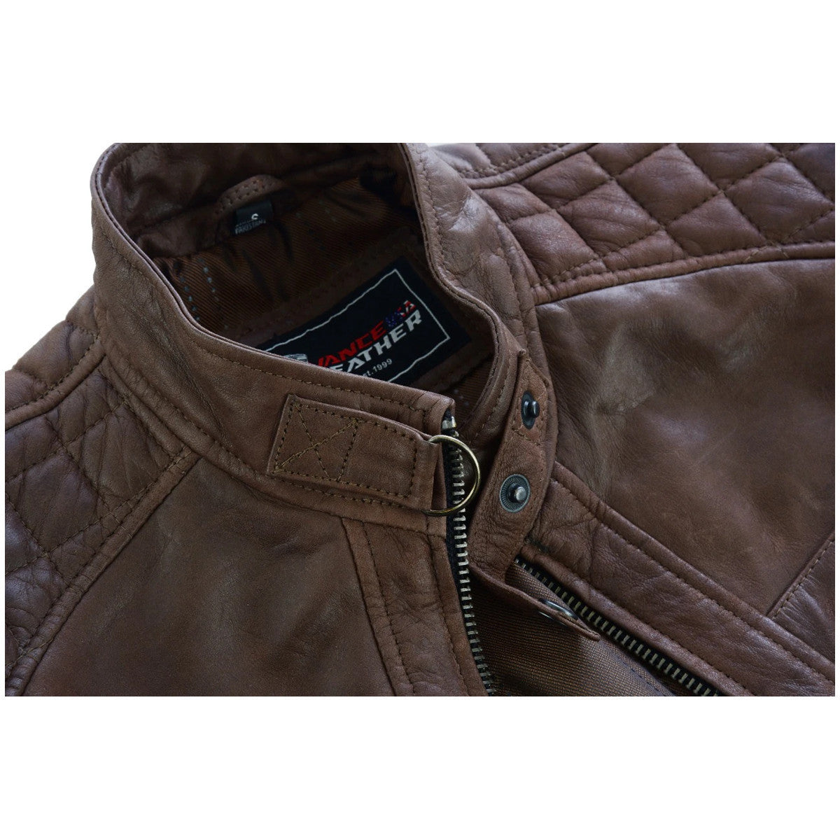 Lambskin Chocolate Brown Motorcycle Leather Jacket