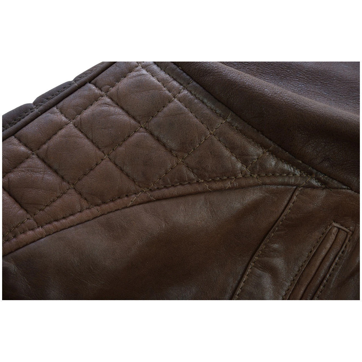 Lambskin Chocolate Brown Motorcycle Leather Jacket