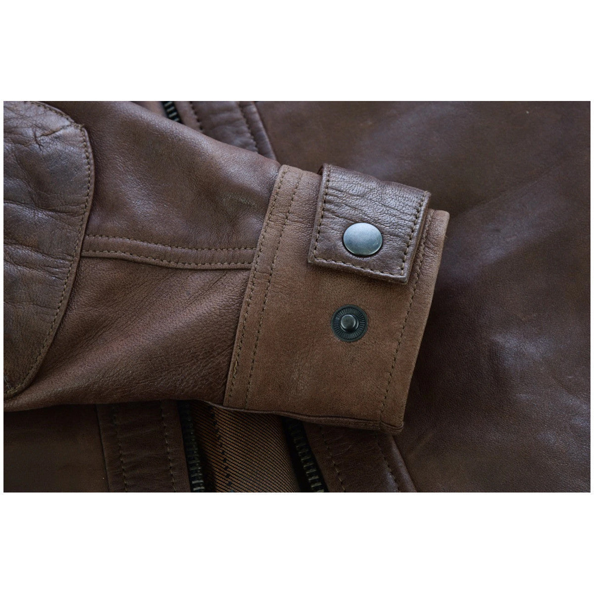 Lambskin Chocolate Brown Motorcycle Leather Jacket