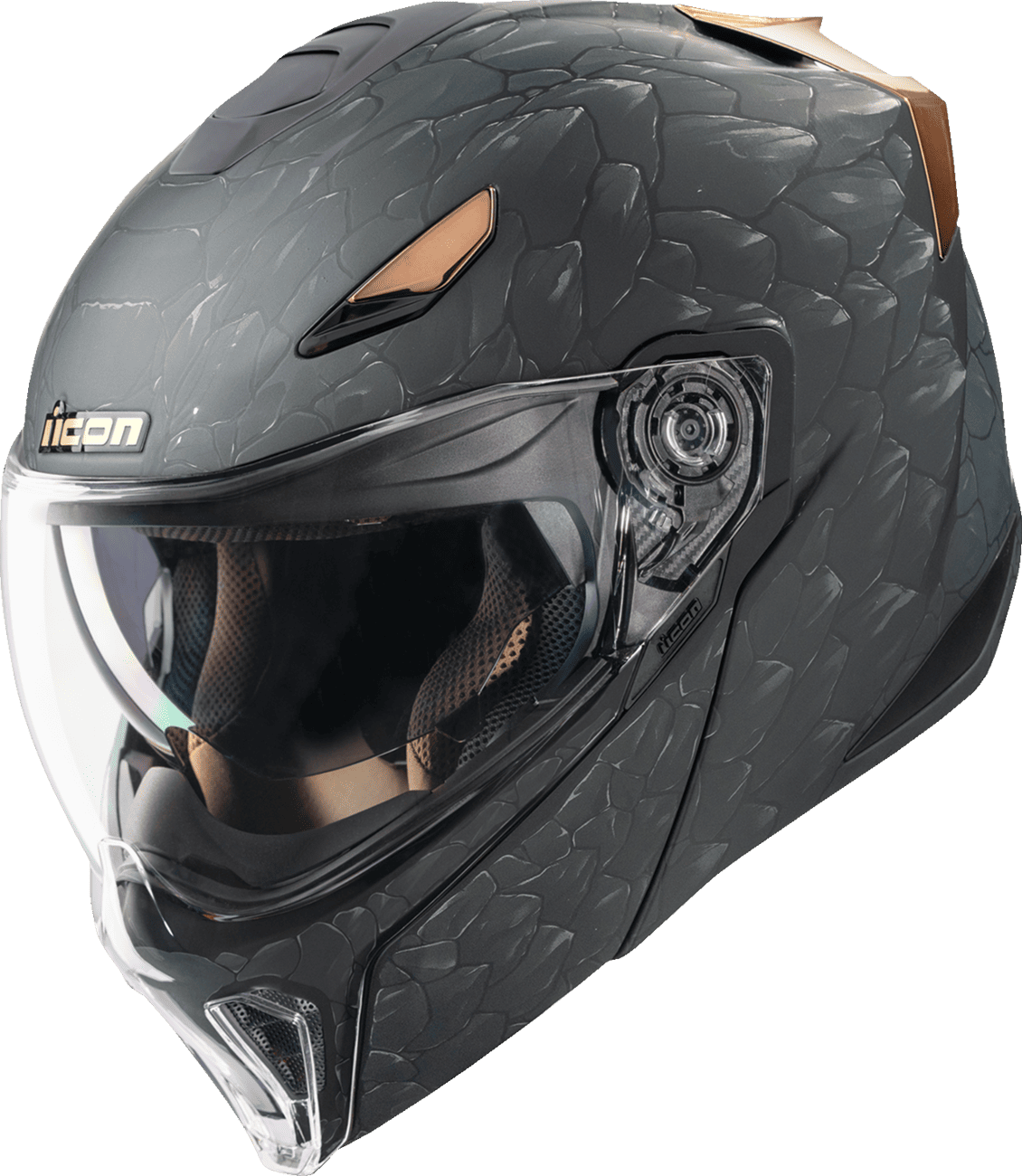 Icon Threshold Nocturnal 2 Modular Motorcycle Helmet