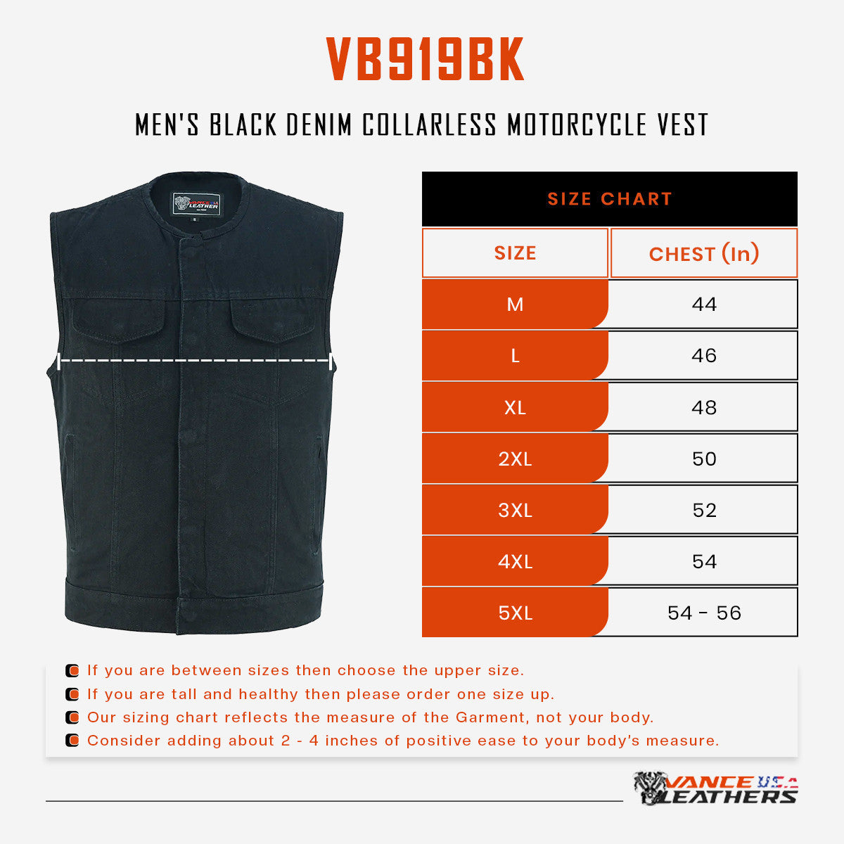 Men's Collarless Club Vest with Conceal Carry Pockets