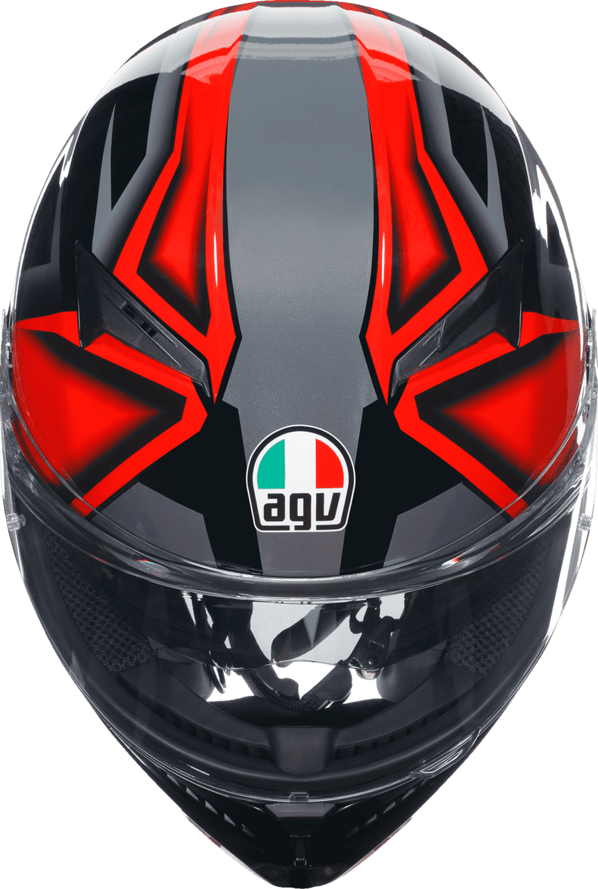 AGV K3 Compound Helmet Matte Black Gray AGV K3 Compound Helmet Matte Black Gray