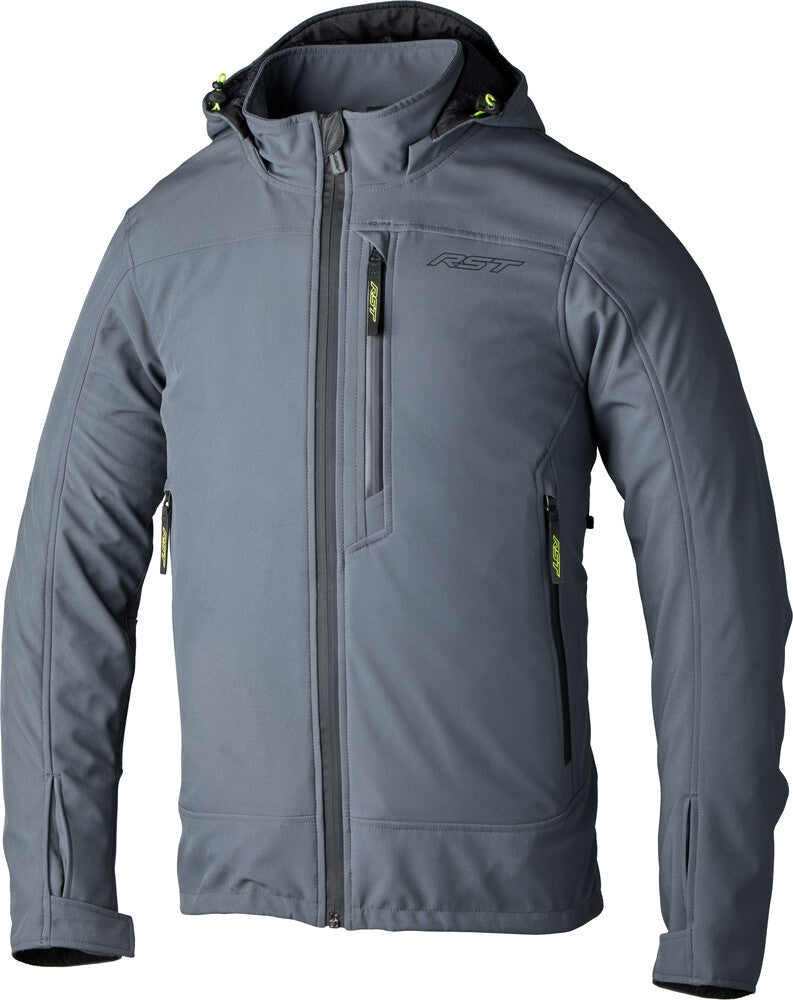 RST Moto Men's Havoc D3O Textile Motorcycle Jacket - Black/Grey