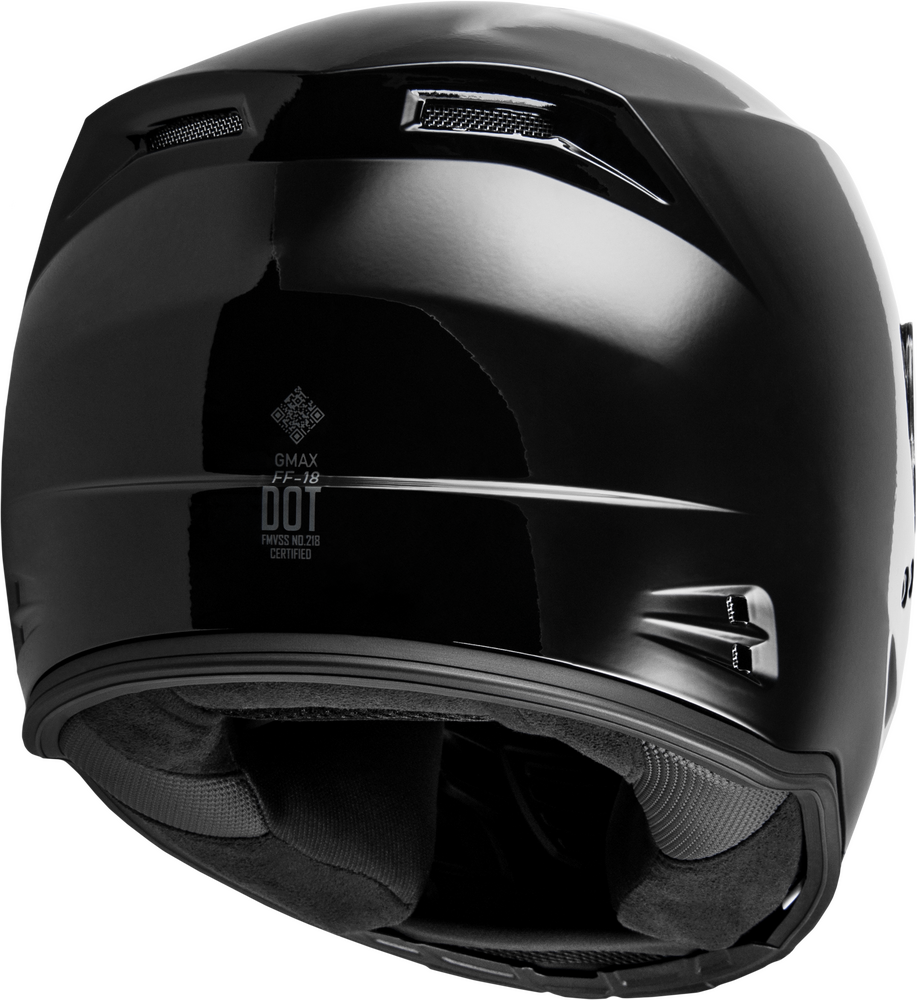 Gmax FF-18 Solid Full Face Motorcycle Helmet