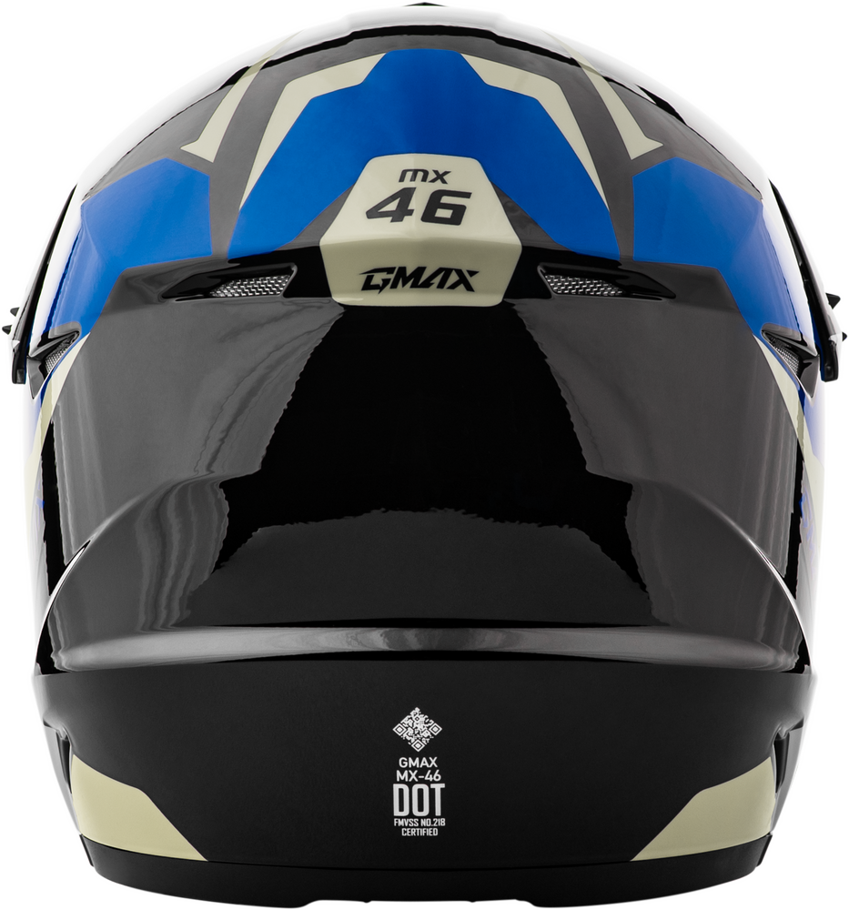 Mx 46 Cyclus Hemet Black/Blue 2x Mx 46 Cyclus Hemet Black/Blue 2x