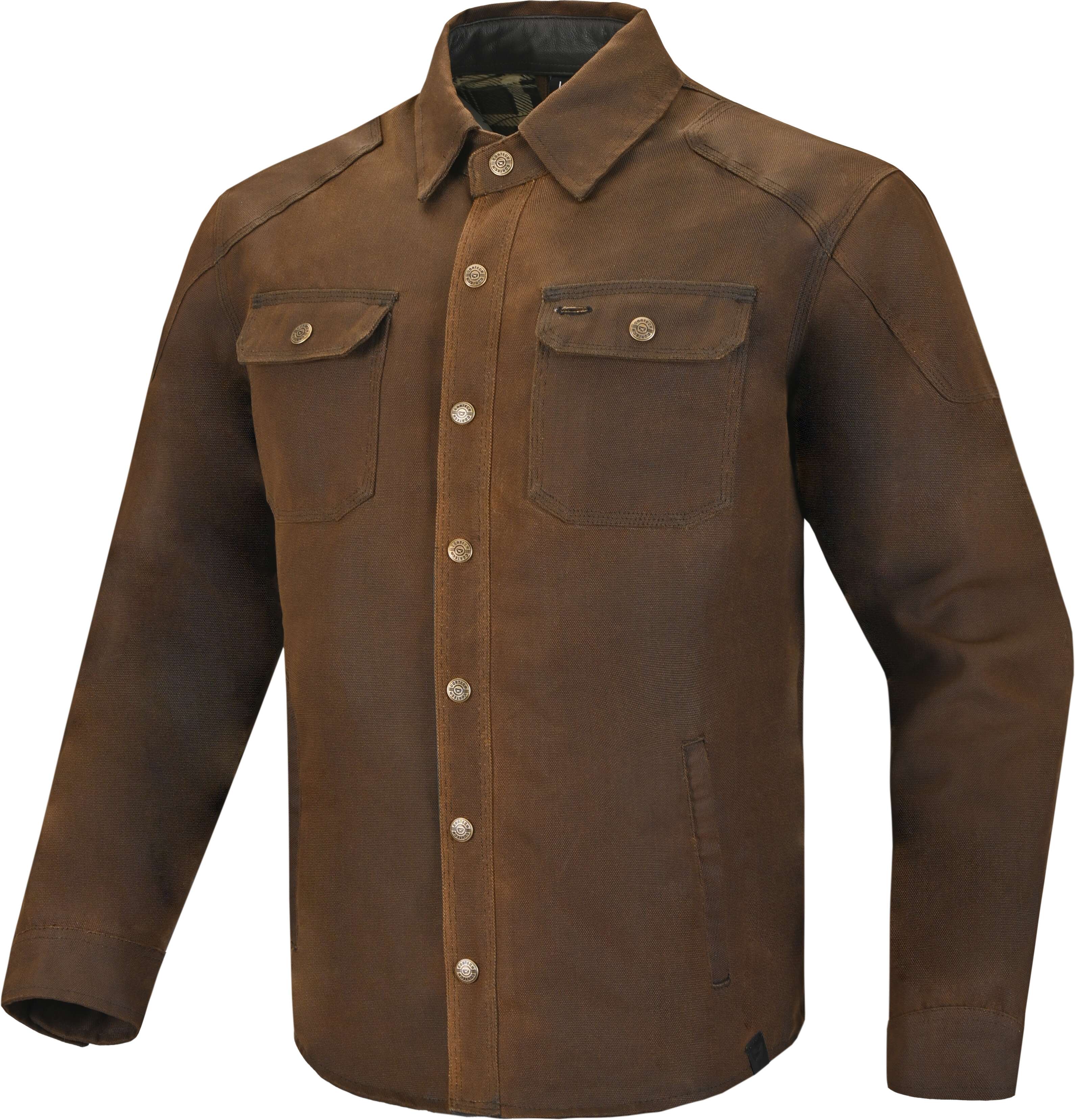 Cortech Men's Rambler Wax Cotton Motorcycle Riding Jacket