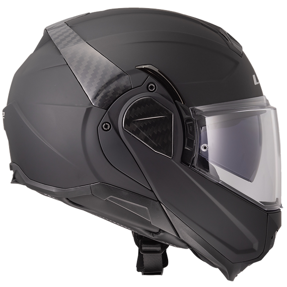 LS2 Advant II Solid Modular Motorcycle Helmet W/ SunShield