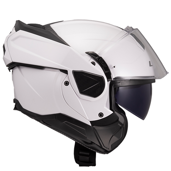LS2 Advant II Solid Modular Motorcycle Helmet W/ SunShield